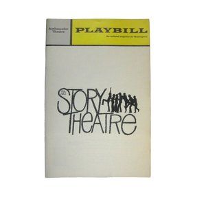 Story Theatre Paul Sills Playbill 1971 Ambassador Linda Lavin Charles Bartlett